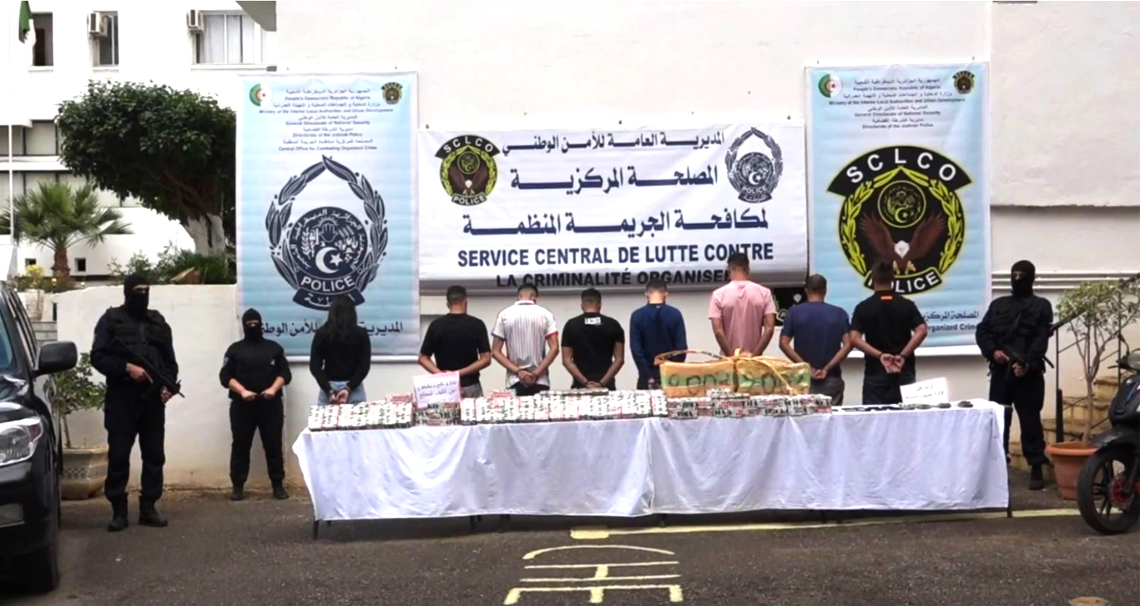 The Central Service for Combating Organized Crime (SCLCO) arrests (...)