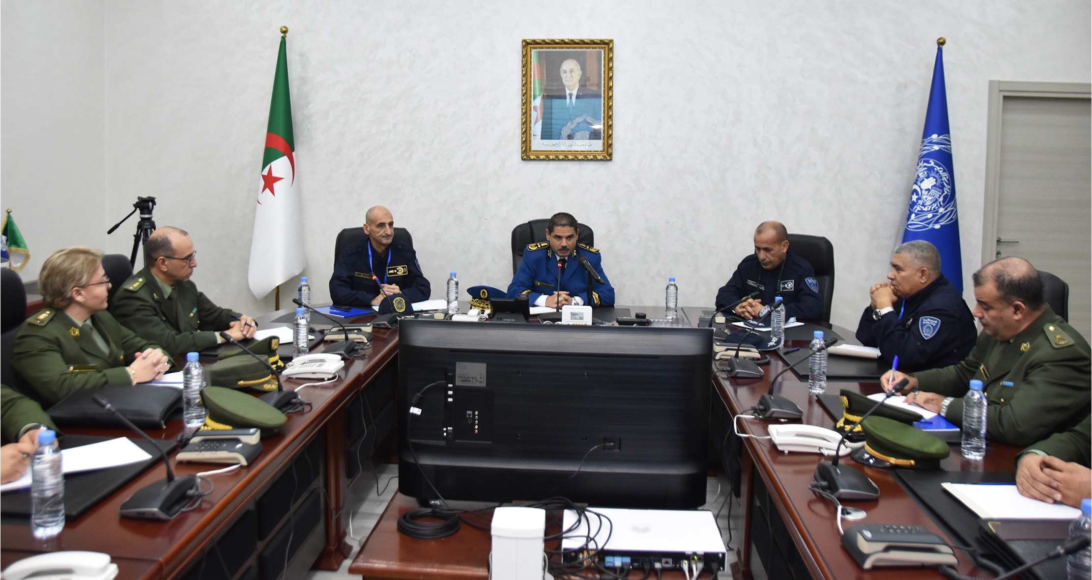 Officials from the National Gendarmerie Command visiting the (...)